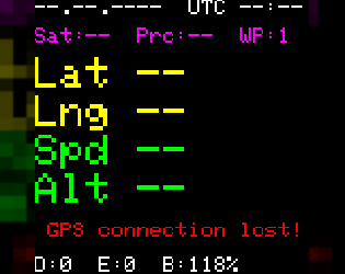 GPS navigator screenshot